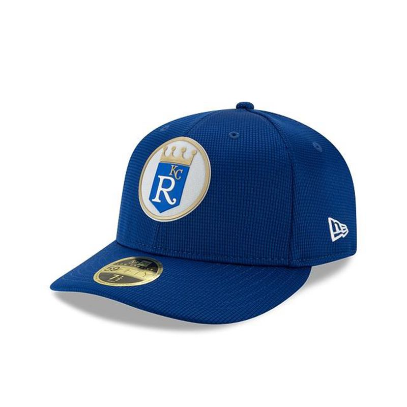 MLB Kansas City Royals Clubhouse Collection Low Profile 59Fifty Fitted (SOG7246) - Blue New Era Caps